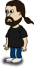 Comic Character Bearded Guy Clip Art